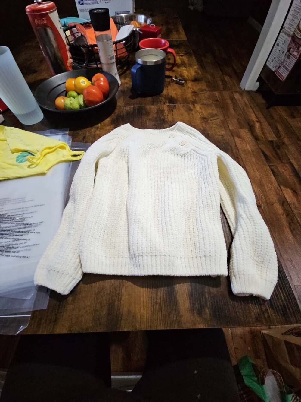 (528) OshKosh B'Gosh Chenille Sweater Size 4T